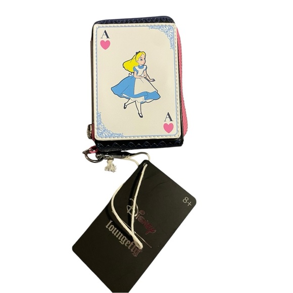 Loungefly Handbags - NWT Loungefly Disney Alice in Wonderland Playing Card Accordion Wallet